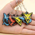 2017 promotional gifts christmas bestselling go pokemon card key ring finger key chain